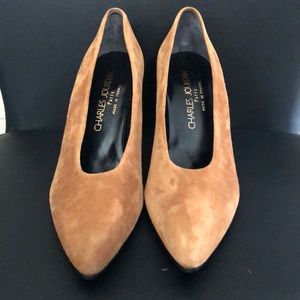 Charles Jourdan Suede Leather Heels